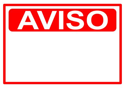 Placas De Aviso Para Imprimir