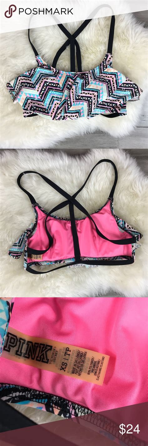 Victorias Secret PINK Bikini Top XS Pink Bikini Top Bikinis Bikini Tops