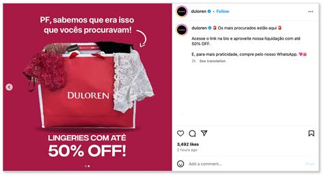 Marca de lingerie faz propaganda após buscas contra Carlos Bolsonaro