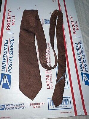 STEFANO RICCI MEN S BROWN BLUE SILK NECK TIE EBay