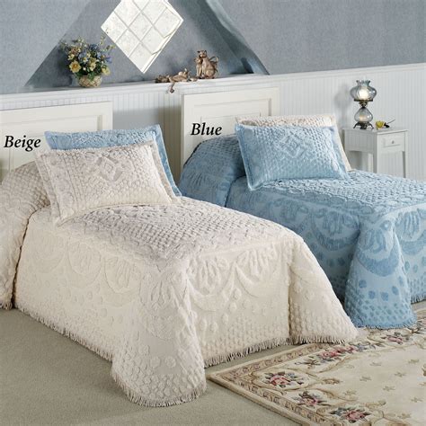 Kingston Solid Color Chenille Bedspreads