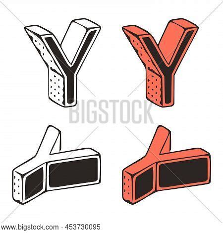 Isometric Letter Y Vector Photo Free Trial Bigstock Clip Art