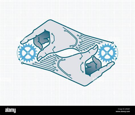 Copying Mechanism Stock Vector Images Alamy