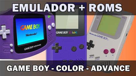 Pack Emulador Gameboy Para Pc Cole O Completa De Jogos Outros