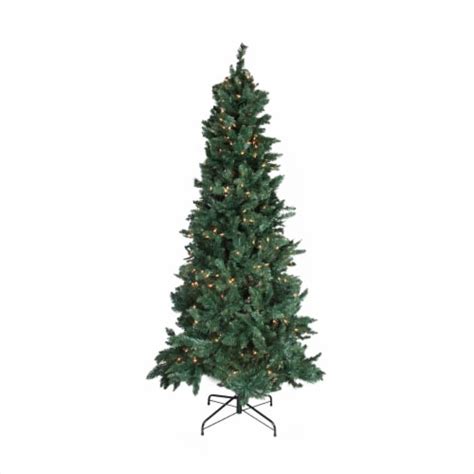 Northlight 9 Pre Lit Slim Pine Artificial Christmas Tree Clear Lights