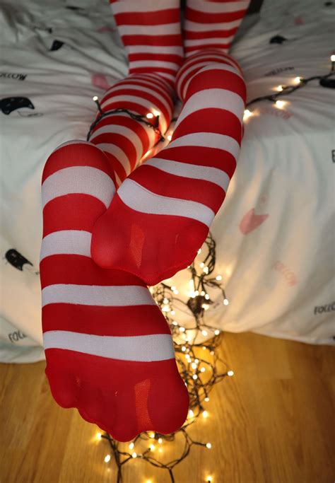 Do my feet in these stockings remind you of a wrapped present? ️ : r