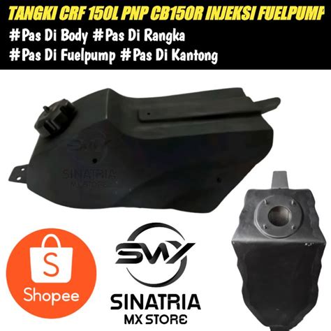 Jual TANGKI CRF 150L BESI CUSTOM PNP MOTOR CB150R FUELPUMP INJEKSI