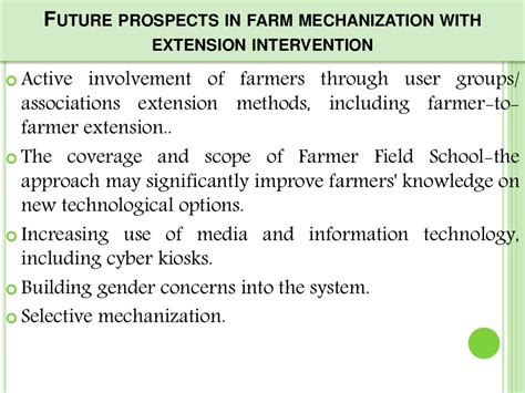 farm mechanization