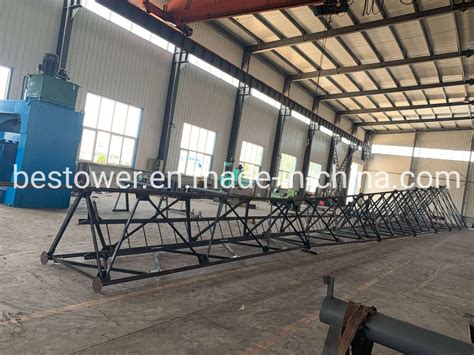 Legs Self Support Galvanized Tubular Steel Telecom Antenna Tower