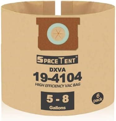 Spacetent Pack High Efficiency Replacement Filter Bags For Dewalt