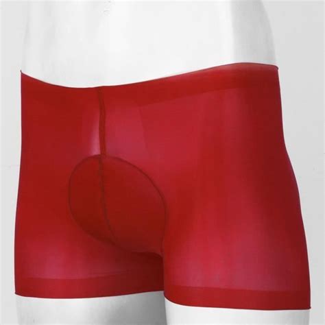 Boxer Sexy Homme Transparent Slip Shorty Ultra L Ger Sous V Tement Lingerie Bulge Pouch