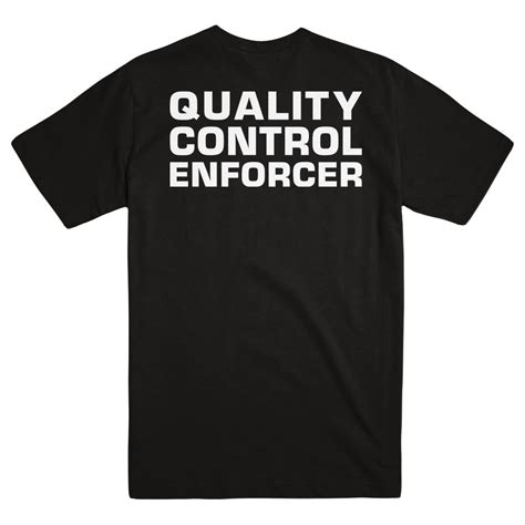 Quality Control Records Quality Control Enforcer T Shirt Evil Greed