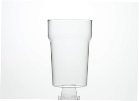 Clear Reusable Plastic Nonic Pint Glass 568ml Polycarbonate Ce Ca St — Dukes Valley