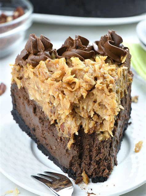 German Chocolate Cheesecake