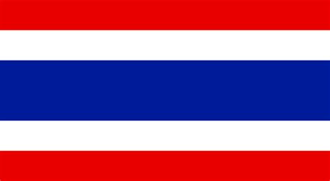 La bandera de Tailandia - Tailandia viaje