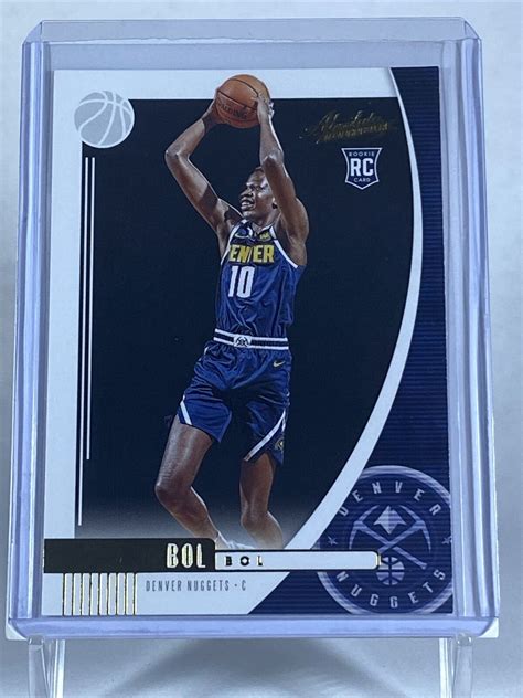 Absolute Memorabilia Bol Bol Base Foil Rookie Rc Denver