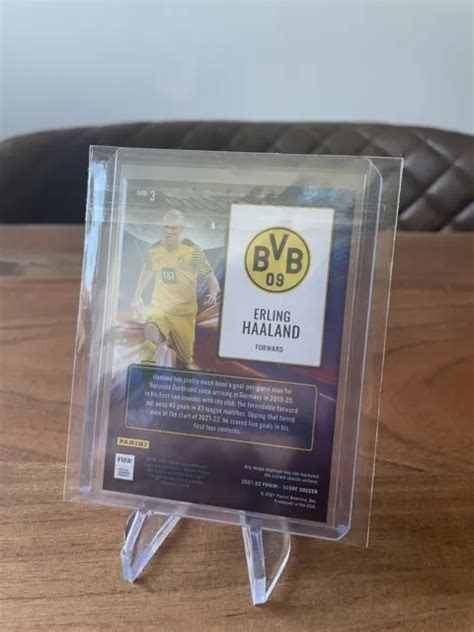 ERLING HAALAND PANINI Score 2021 22 BVB Intergalactic CASE HIT Sehr