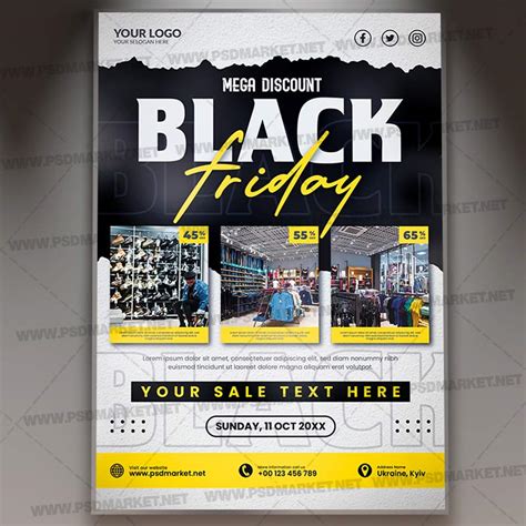 Download Black Friday 2023 Psd Template Flyer Psdmarket