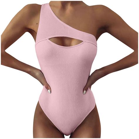 Mujeres S Lido Sexy Ahueca Hacia Fuera Bikini De Una Pieza Push Up Pad Traje De Ba O Ropa De