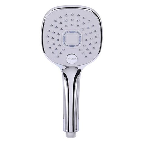 Купить Ручной душ с кнопкой GLOBUS LUX NS-003-00 100x100мм хром пластик ...