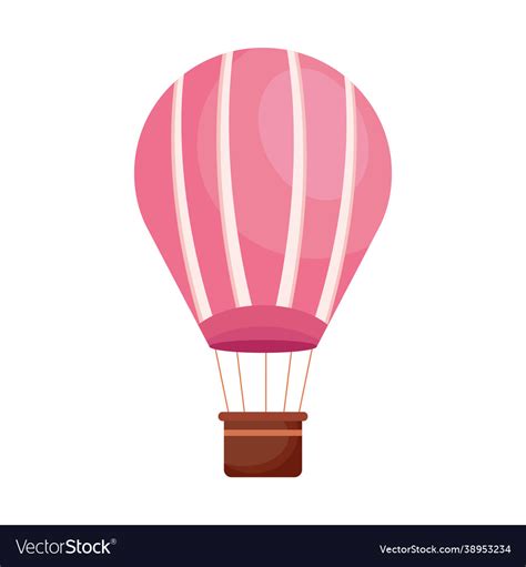 Balloon Air Hot Royalty Free Vector Image Vectorstock