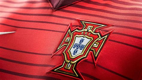 Download Portugal National Football Team Logo On Shirt Wallpaper ...