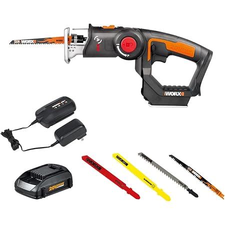 Worx V Power Share Reciprocating Saw Wx L Tool Only