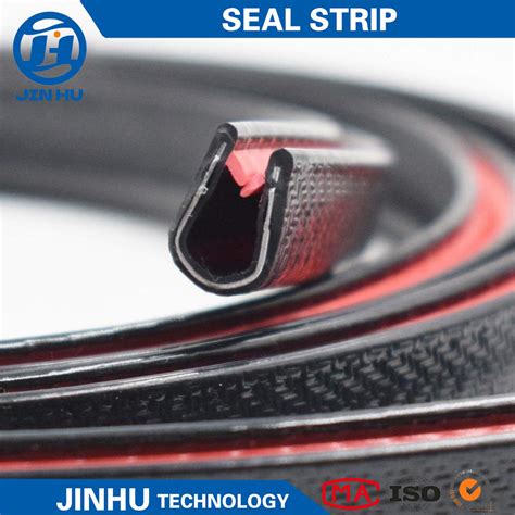 Jinhu Extrusion EPDM Silicone Waterproof Durable Weather Black Bottom