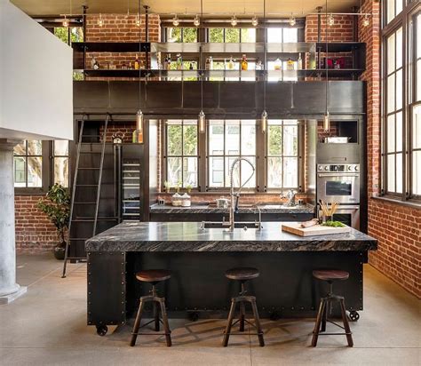inspirational industrial kitchen design  ideas instaloverz