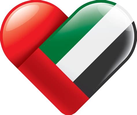 United arab emirates flag Royalty Free Vector Image