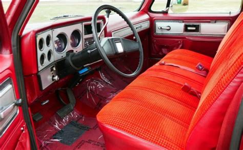 1980 Chevy Truck Interior