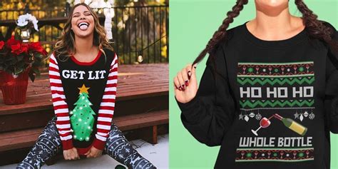 Naughty Ugly Christmas Sweaters