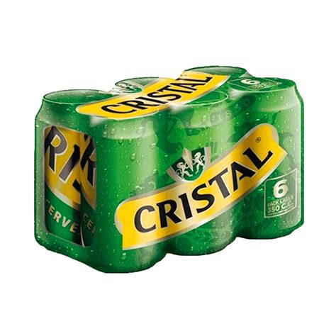 Cerveza Cristal Pack Unidades Lata Cc Supermercado Cugat