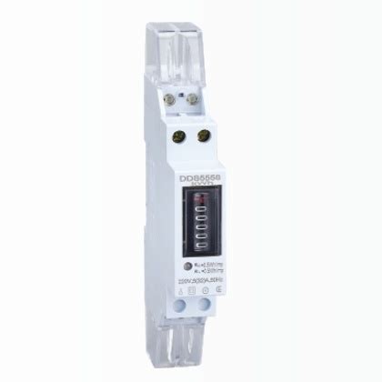 Single Phase Electronic DIN Rail Active Energy Meter Dds5558 1p China