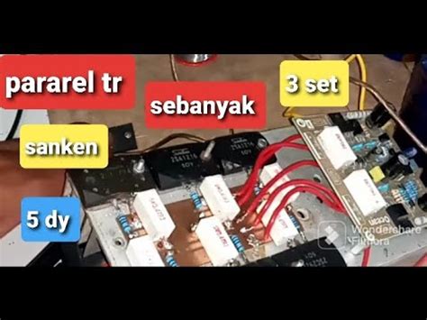 Cara Pararel Transistor Sanken 5 Dy 3 Set Menggunakan Pcb Vinal YouTube