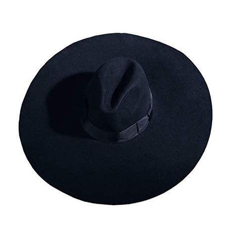 Byther Unisex Modern Chic Classic Style Floppy Wide Brim Fedora Hat Wide Brim Fedora Floppy