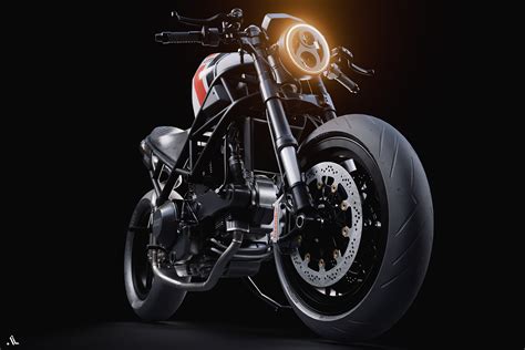 Custom Naked Street Bike On Behance