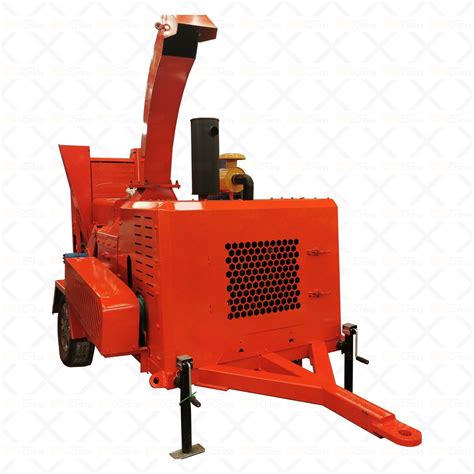 Professional Tree Branch Wood Crusher Movable Wood Shredder China