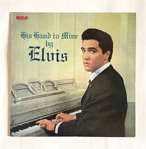 【やや傷や汚れあり】エルヴィス・プレスリー 心のふるさと Elvis Presley His Hand In Mine 国内盤lpレコード