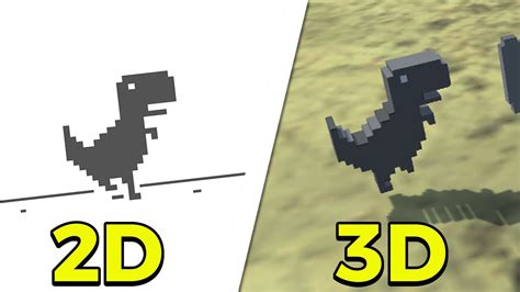 Jogo Do Dinossauro 3d Google - FIZ O DINOSSAURO DO GOOGLE... MAS EM 3D! | Desenvolvendo Jogos - YouTube
