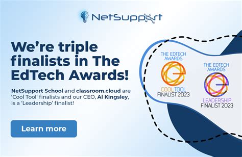 Netsupport Were Triple Finalists In The Edtech Awards