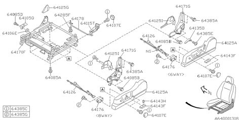 Subaru Outback Power Seat Switch Knob Way Switch Switch