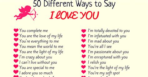 100 Ways To Say I Love You