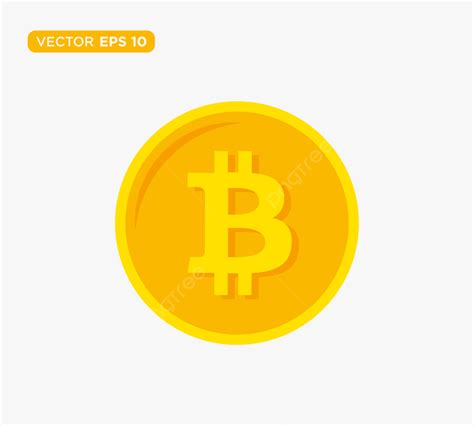 Bitcoin Illustration Vector Design Images Bitcoin Mark Icon Vector