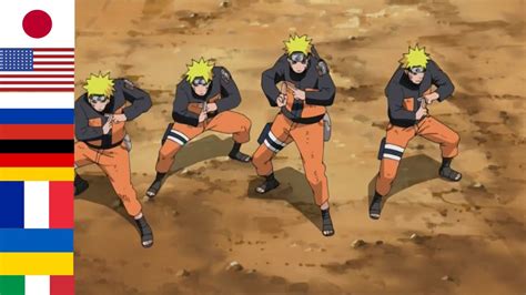 Kage Bunshin No Jutsu In Different Languages Naruto Multilanguage