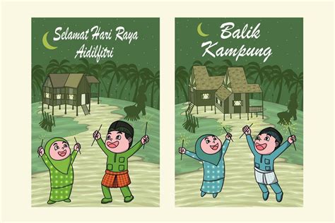 Gambar Kartun Balik Kampung Raya Dovie Nader