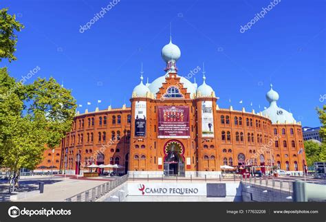 Campo Pequeno Bullring Bullfight Arena Lisbon Portugal Stock