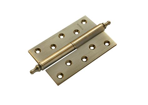 Петля съемная MORELLI латунная с короной MB 120X80X3.5 AB R C правая ...