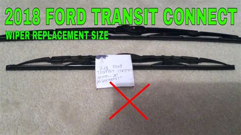 🚗 🚕 2018 Ford Transit Connect Wiper Blade Replacement Size 🔴 Youtube