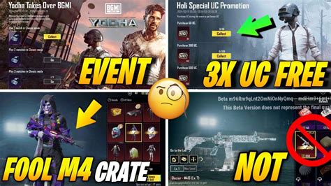 Rs Uc Offer Bgmi Holi Uc Event Next Premium Crate Pubg